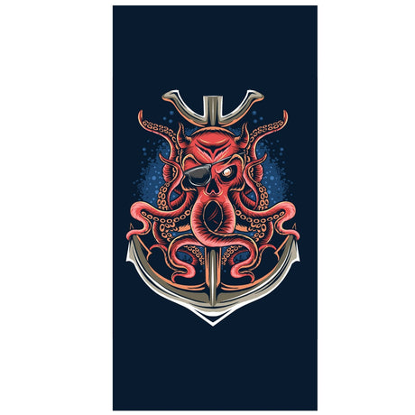 Skull Pattern Halloween Beach Towel - PRUSES