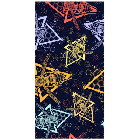 Skull Pattern Halloween Beach Towel - PRUSES