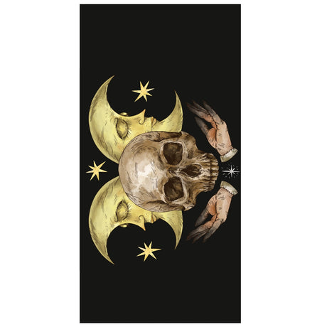 Skull Pattern Halloween Beach Towel - PRUSES