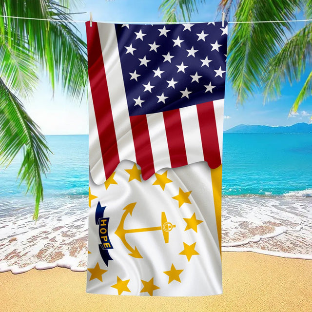 Spliced National Flags Beach Towel | PRUSES - PRUSES