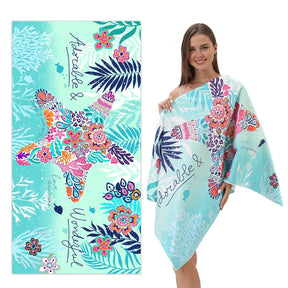 Starfish Quick - dry Bath Towel Printed Beach Towel | PRUSES - PRUSES