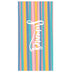 Summer Colorful Striped Beach Towel | PRUSES - PRUSES