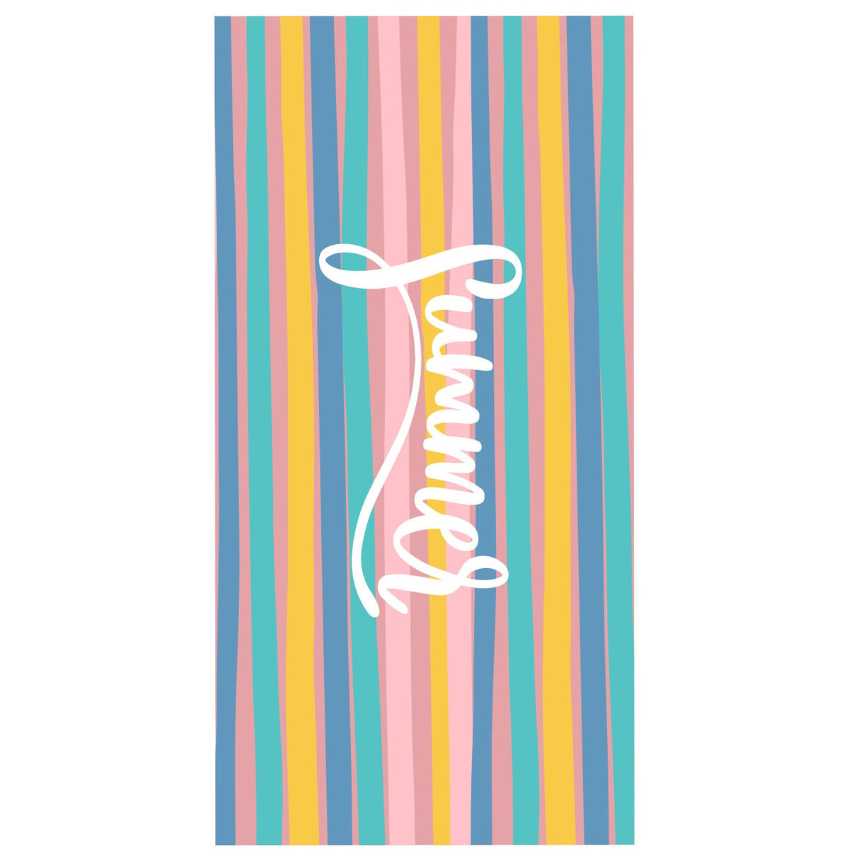 Summer Colorful Striped Beach Towel | PRUSES - PRUSES