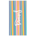 Summer Colorful Striped Beach Towel | PRUSES - PRUSES