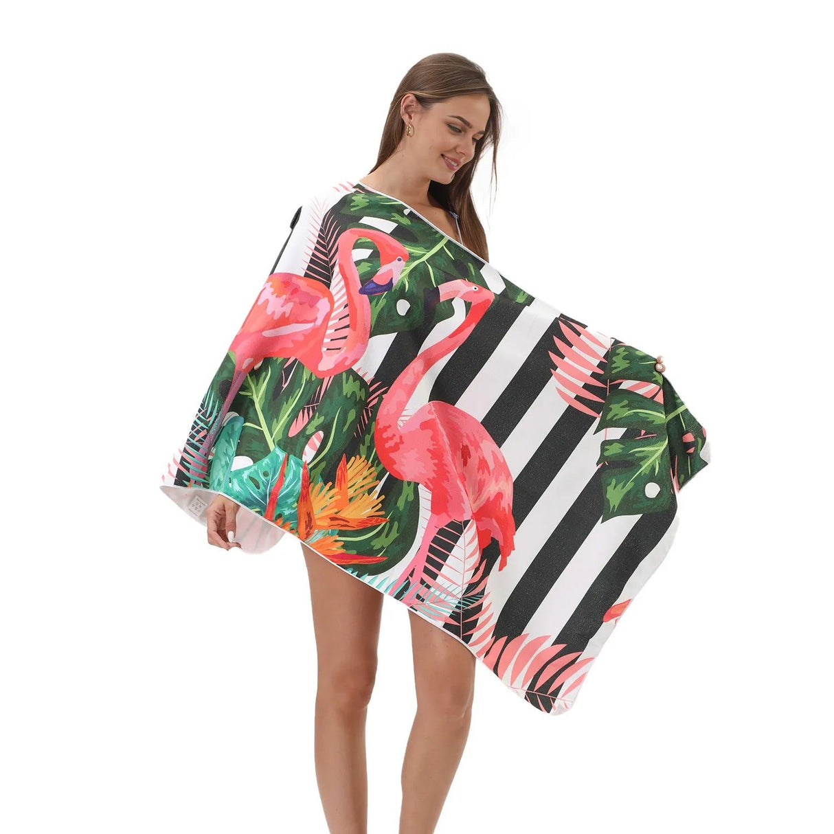 Summer Flamingo Travel Beach Towel | PRUSES - PRUSES