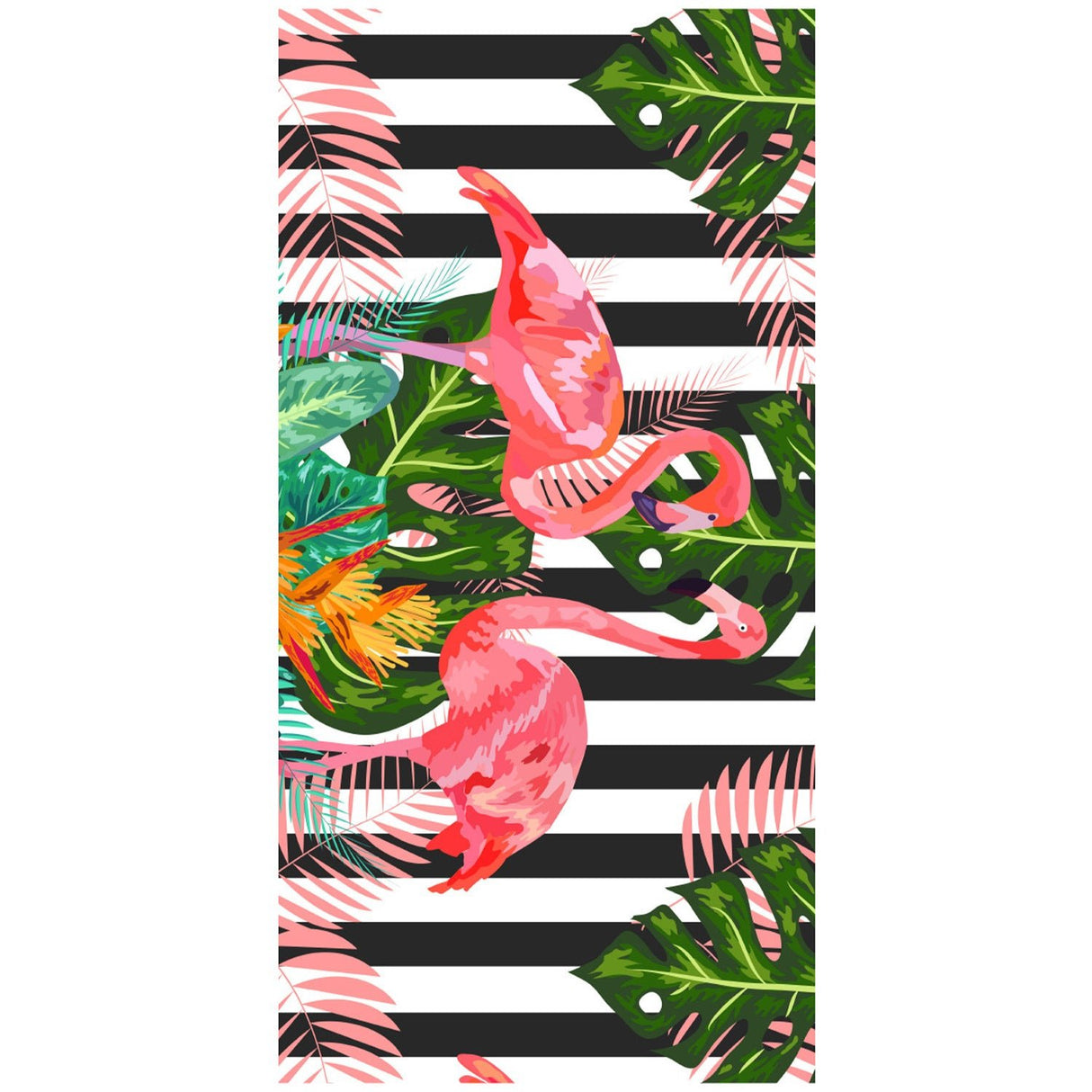 Summer Flamingo Travel Beach Towel | PRUSES - PRUSES
