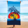 Sunset Print Beach Towel | PRUSES - PRUSES