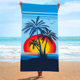 Sunset Print Beach Towel | PRUSES - PRUSES