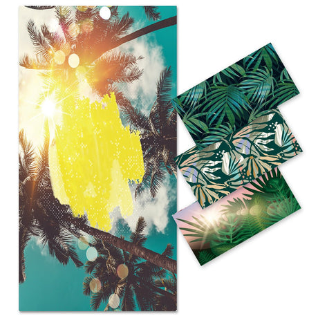 Sunshine Pattern Double - Faced Fleece Beach Towel | PRUSES - PRUSES