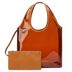 tan_pvc_jelly_hobo_bags_fashion_clear_handbags_with_mini_wallet_1