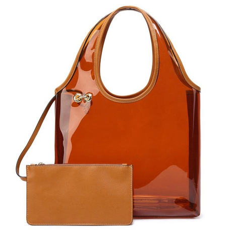 tan_pvc_jelly_hobo_bags_fashion_clear_handbags_with_mini_wallet_1