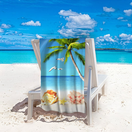 Tropical Tree Pattern Towel | PRUSES - PRUSES