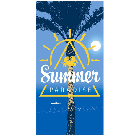 Tropical Vacation Double - Faced Fleece Beach Towel | PRUSES - PRUSES