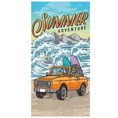 Tropical Vacation Double - Faced Fleece Beach Towel | PRUSES - PRUSES
