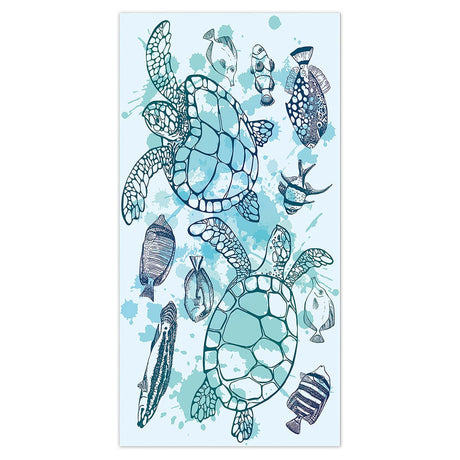 Turtle Pattern Beach Towel | PRUSES - PRUSES