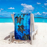 Turtle Pattern Surfing Beach Towel | PRUSES - PRUSES