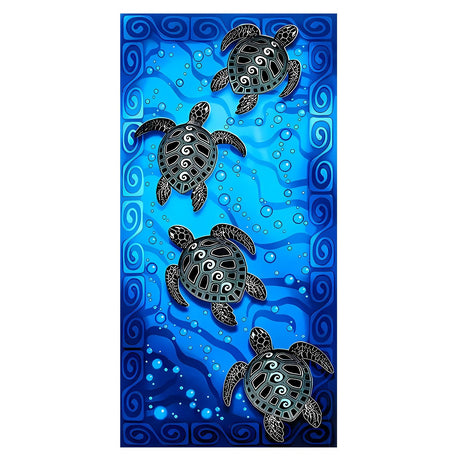 Turtle Pattern Surfing Beach Towel | PRUSES - PRUSES
