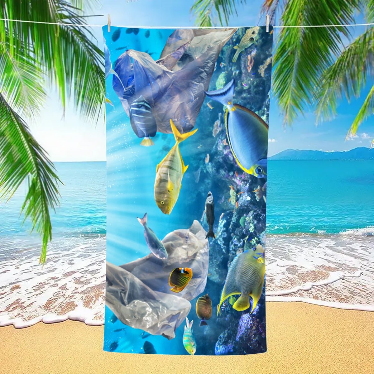 Underwater World Beach Towel | PRUSES - PRUSES