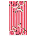 Watermelon Stripes Double - Faced Fleece Quick - Drying Beach Towel | PRUSES - PRUSES