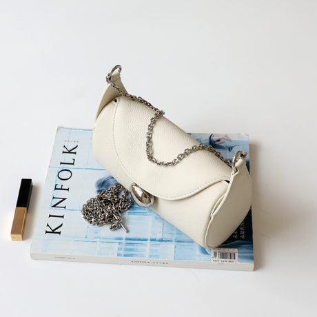 white_leather_cylinder_chain_shoulder_crossbody_purses_2