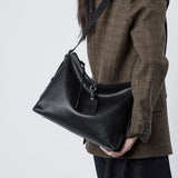 Women Brown Large Tote Bags Simple Crossbody Bags | PRUSES - PRUSES