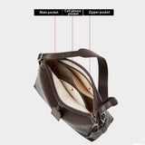 Women Brown Large Tote Bags Simple Crossbody Bags | PRUSES - PRUSES