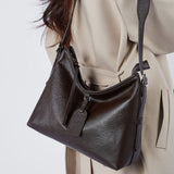 Women Brown Large Tote Bags Simple Crossbody Bags | PRUSES - PRUSES