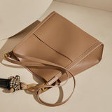 Women Elegant Genuine Leather Tote Bag With Rabbit Pendant | PRUSES - PRUSES