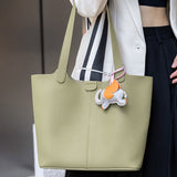 Women Fashion Leather Handbag Stylish Commuter Tote Bag | PRUSES - PRUSES