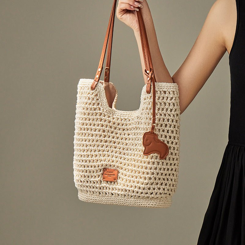 Women Hand - Woven Beach Tote Bag | PRUSES - PRUSES