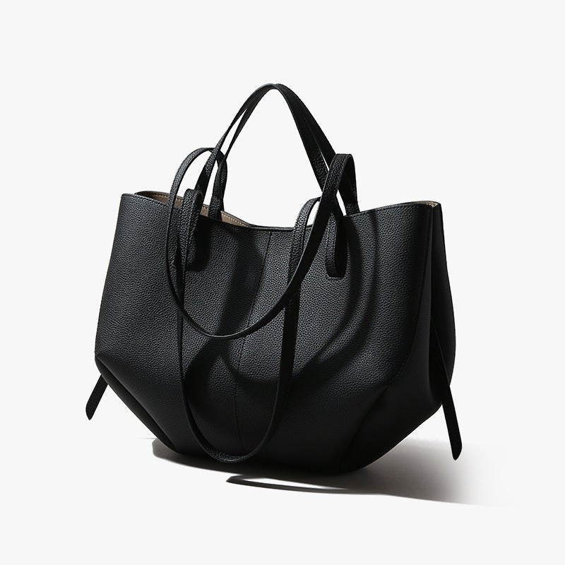 Women Leather Dumpling Shape Tote Bags Shouder Handbags | PRUSES - PRUSES