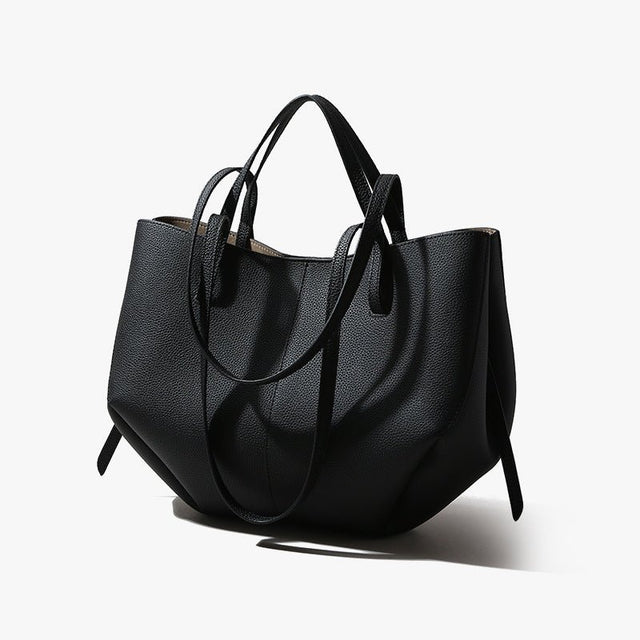 Women Leather Dumpling Shape Tote Bags Shouder Handbags | PRUSES - PRUSES