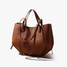Women Leather Dumpling Shape Tote Bags Shouder Handbags | PRUSES - PRUSES