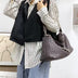 Women Leather Woven Large Tote Bags Zipper Chain Bags | PRUSES - PRUSES