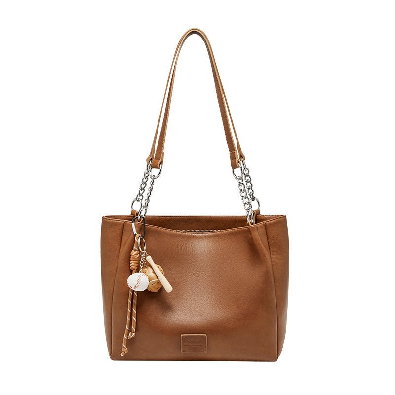 Women Luxury Large Chain Shoulder Tote Bag | PRUSES - PRUSES