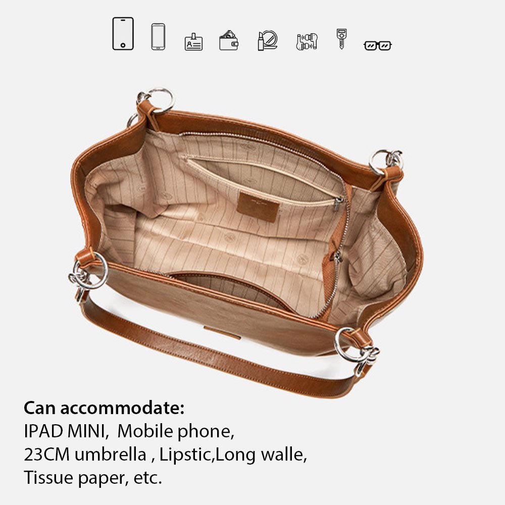 Women Luxury Large Chain Shoulder Tote Bag | PRUSES - PRUSES