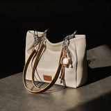 Women Luxury Large Chain Shoulder Tote Bag | PRUSES - PRUSES