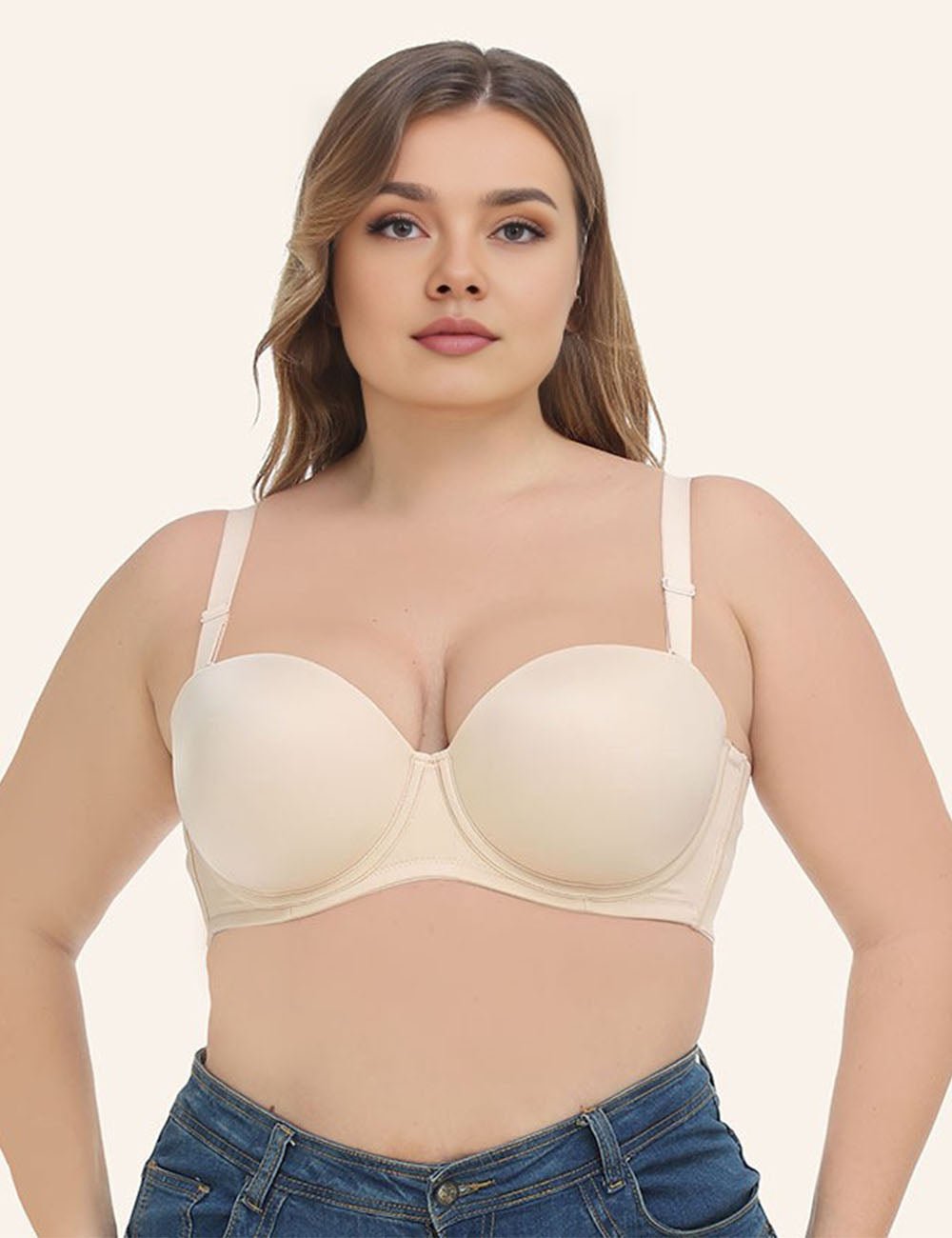Women Plus Size Bandeau Bra | PRUSES - PRUSES