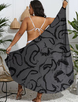 Women Plus Size Beach Dress Cover Up with Straps | PRUSES - PRUSES