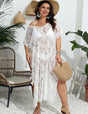 Women Plus Size Beach Dress Lace Cover Up | PRUSES - PRUSES