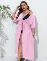 Women Plus Size Beach Strap Sun Protection Cover Up | PRUSES - PRUSES