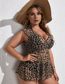 Women Plus Size Bikini Split Swimsuit - PRUSES