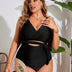 Women Plus Size Black High Stretch One - Piece Swimsuit | PRUSES - PRUSES