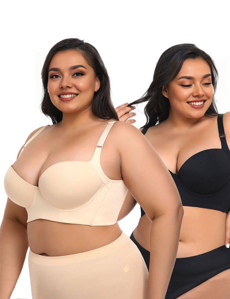 Women Plus Size Body Contouring Seamless Cup Bra | PRUSES - PRUSES