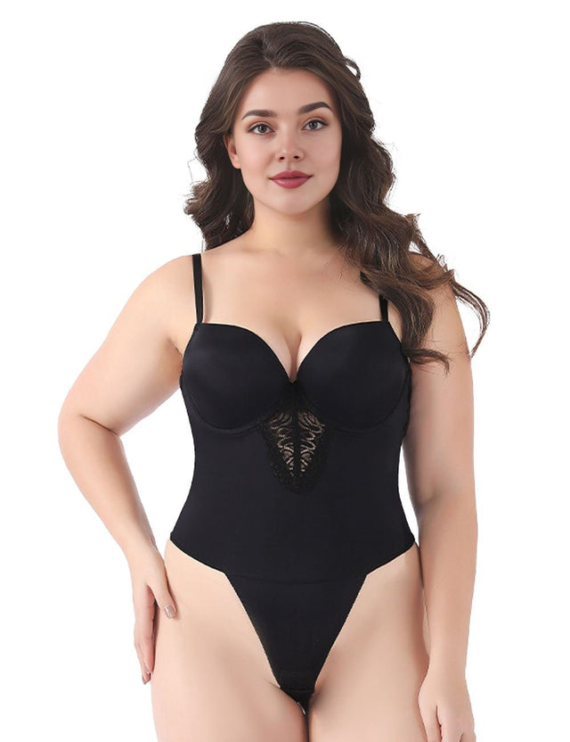 Women Plus Size Bodysuits Built - in Bra Shapewear | PRUSES - PRUSES