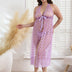 Women Plus Size Butterfly Lace Mesh Long Nightgown - PRUSES