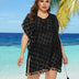 Women Plus Size Chiffon Fringe Panel Cover - Up | PRUSES - PRUSES