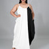 Women Plus Size Colorblock Cami High Stretch Maxi Dress | PRUSES - PRUSES