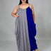 Women Plus Size Colorblock Cami High Stretch Maxi Dress | PRUSES - PRUSES