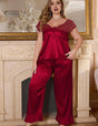 Women Plus Size Cooling Satin Lounge Set | PRUSES - PRUSES